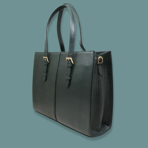 Gauri Genuine Leather Women Tote Bag Hive